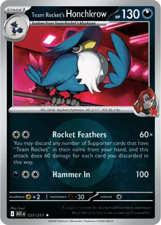 Team Rocket's Honchkrow